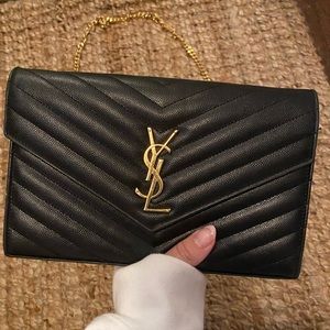 YSL monochrome chain bag